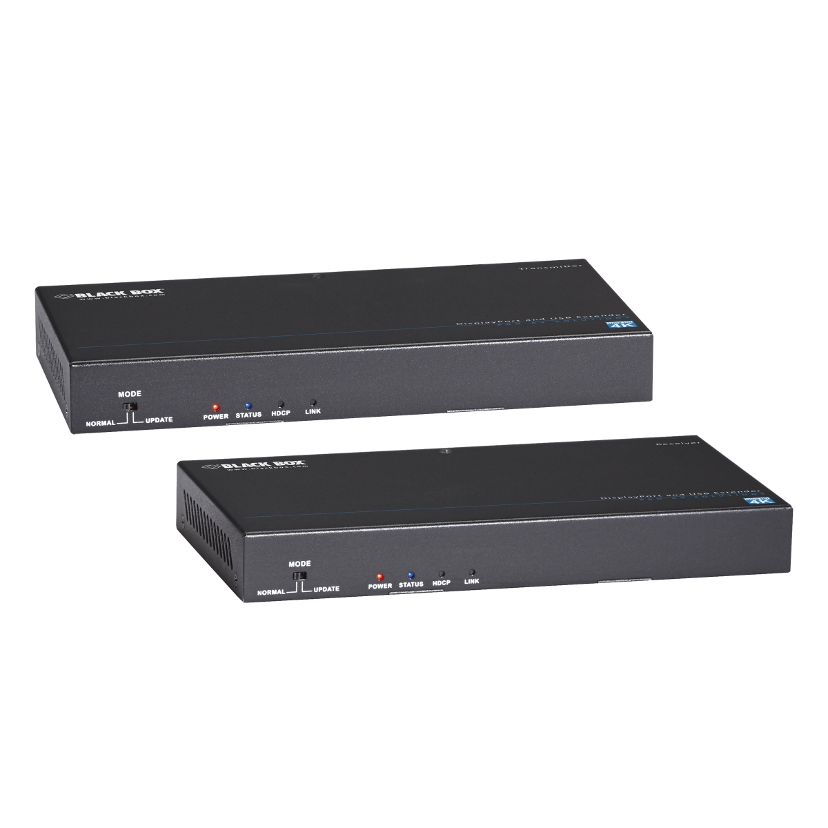 Picture of Blackbox UVX-DP-TP-100M 100 m 4K USB 2.0 Rs-232 Audio Video Extender - Display Port