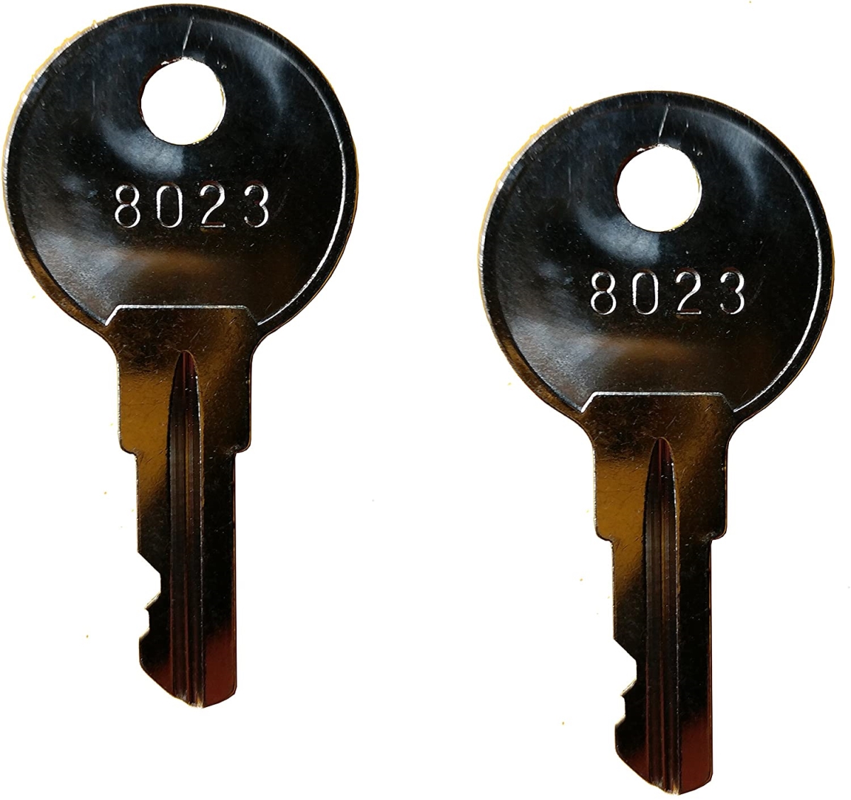 Picture of Posiflex KEY-CR8023 Lock 23 Cash Drawer Keys - Set of 2