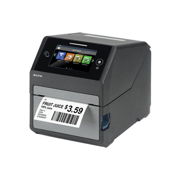Picture of Sato WWCT01041-WAN 4 in. 203 DPI Direct Thermal Barcode Label Printers with Bluetooth