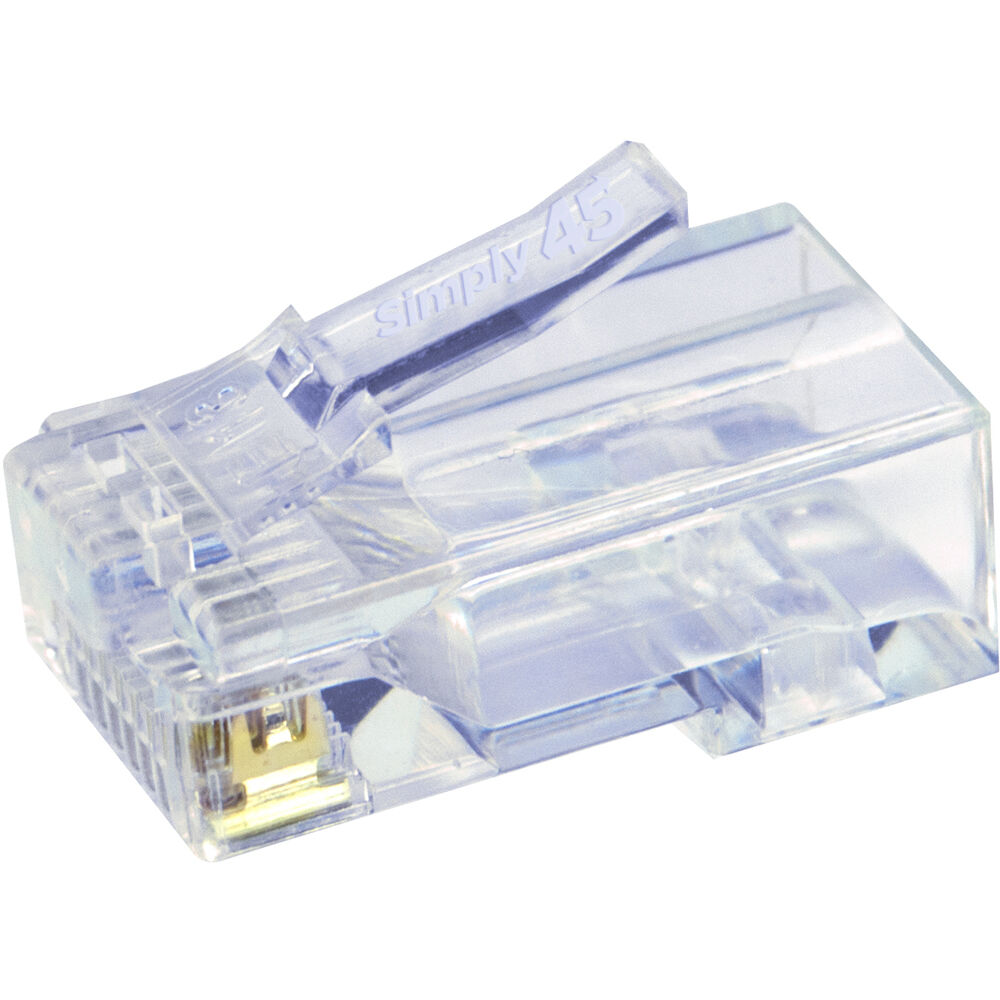 S45-1000 Cat 5e UTP Unshielded RJ45 Standard Modular Plug - 100 Piece