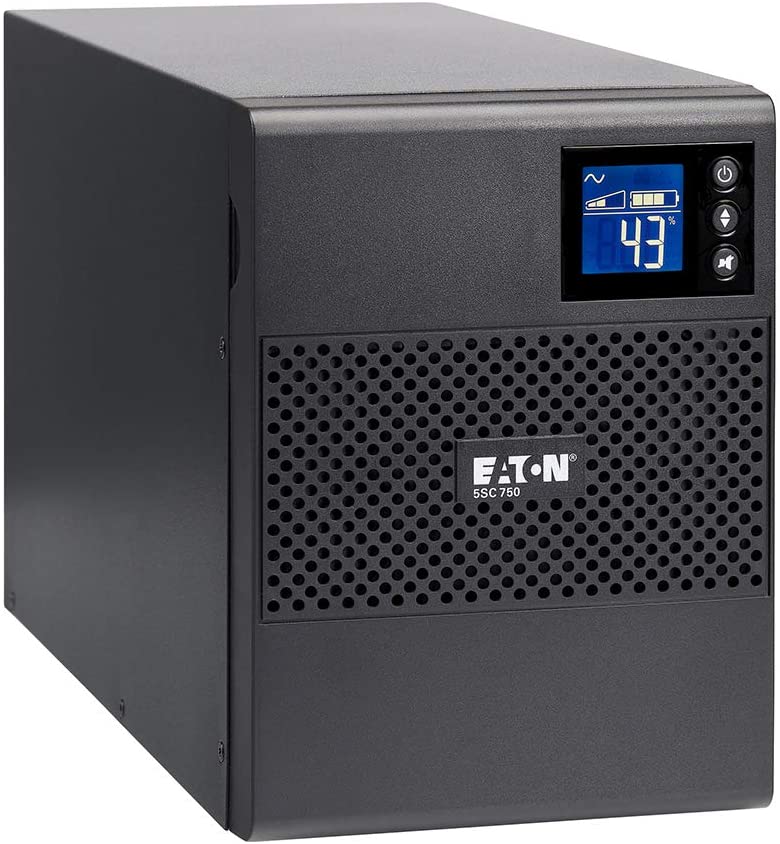 Picture of Eaton 5SC750 120V 750VA 525W Pure Sinewave UPS Battery Backup with AVR&#44; LCD Display & Line Interactive