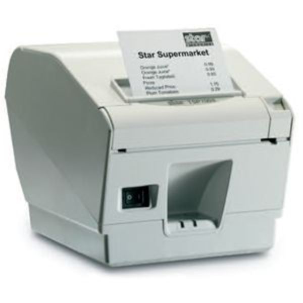 Picture of Star Micronics 39442210 TSP743IIC Parallel Thermal Label Printer with Cutter&#44; Gray