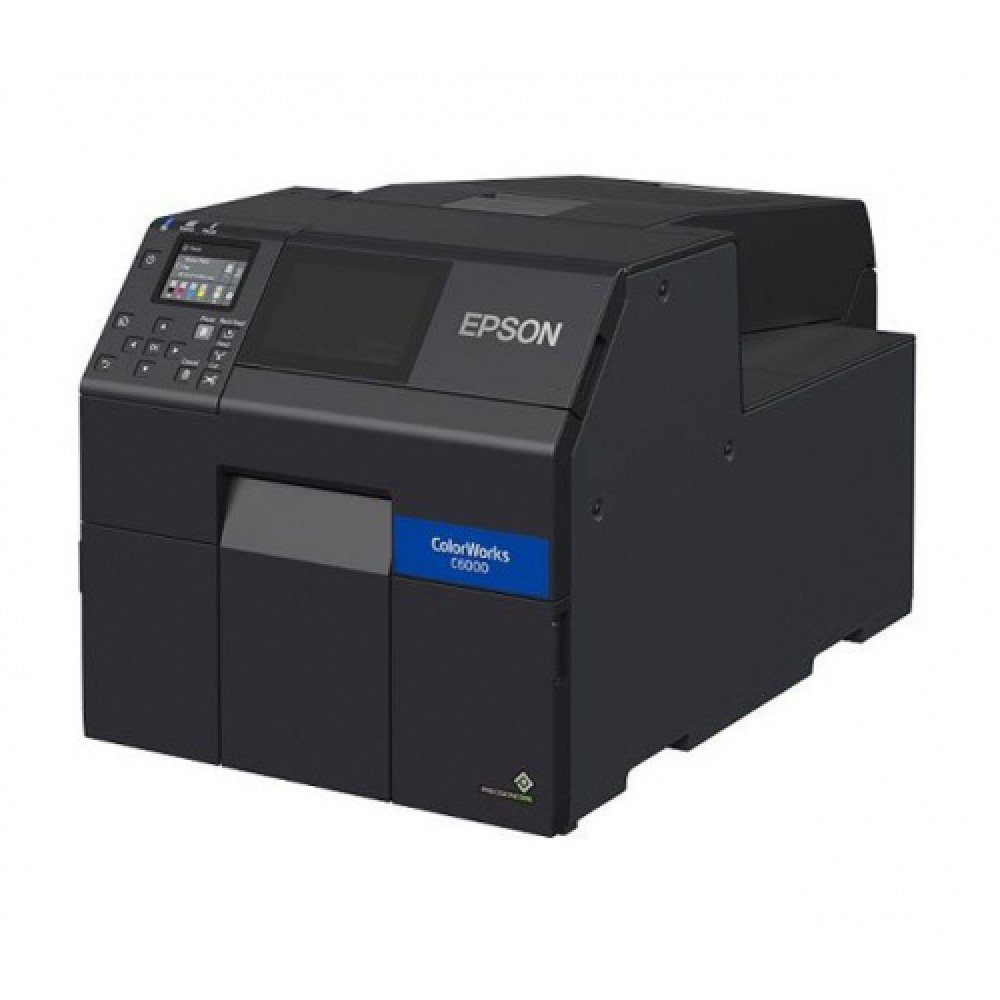 Picture of Epson C31CH76A9971 4 in. C6000 USB & Ethernet 4-Inkjet Color Label Printer with Peel & Present&#44; Gloss