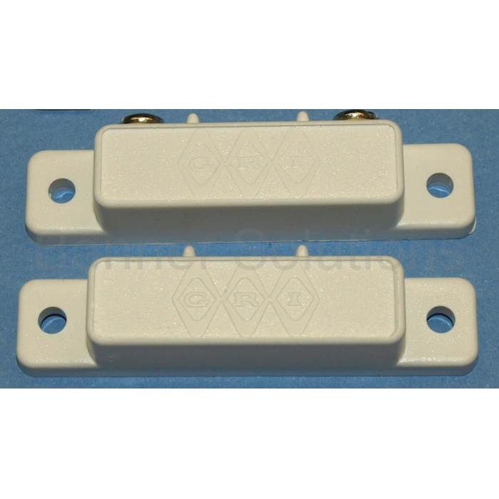 Picture of George Risk Industries 29CWG-W Surface Mount Magnetic Reed Switch Set with Covers & Top Terminals