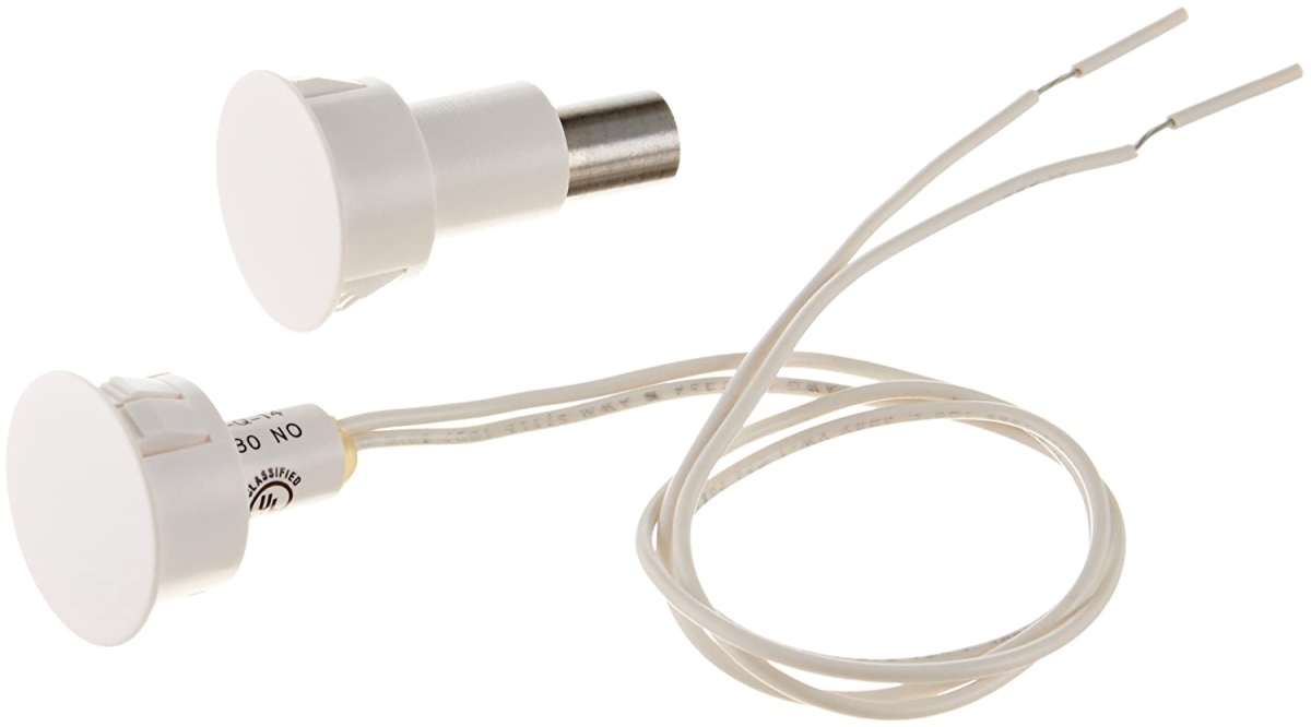 Metal Door Position Switch, White