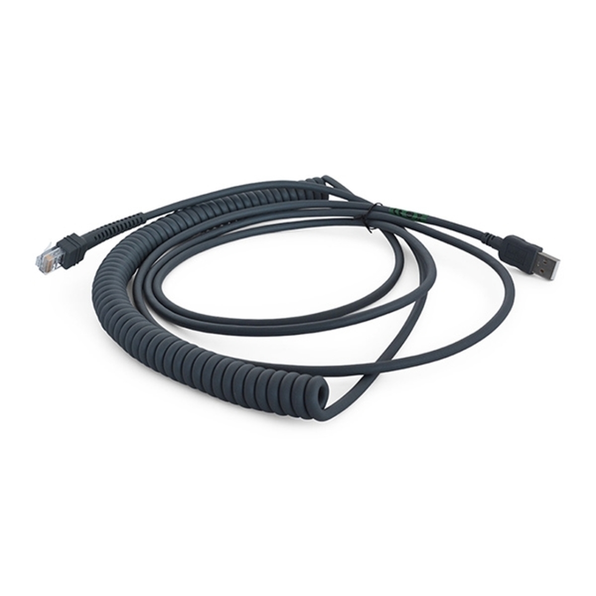 Picture of Zebra CBA-U09-C15ZAR 15 ft. Coiled Standard USB Cable