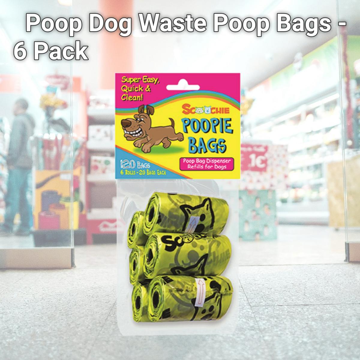 Picture of Schoochie Pet 401 Poop Dog Waste Poop Bags - 6 Pack
