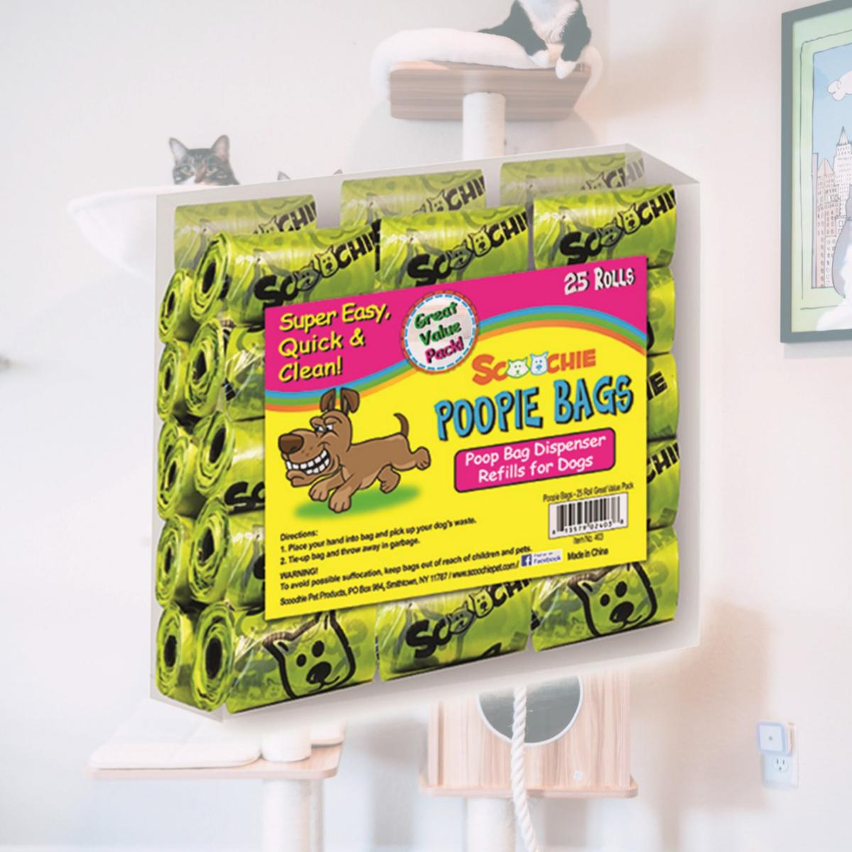 Picture of Schoochie Pet 403 Roll Super Value Poop Bags - 25 Pack