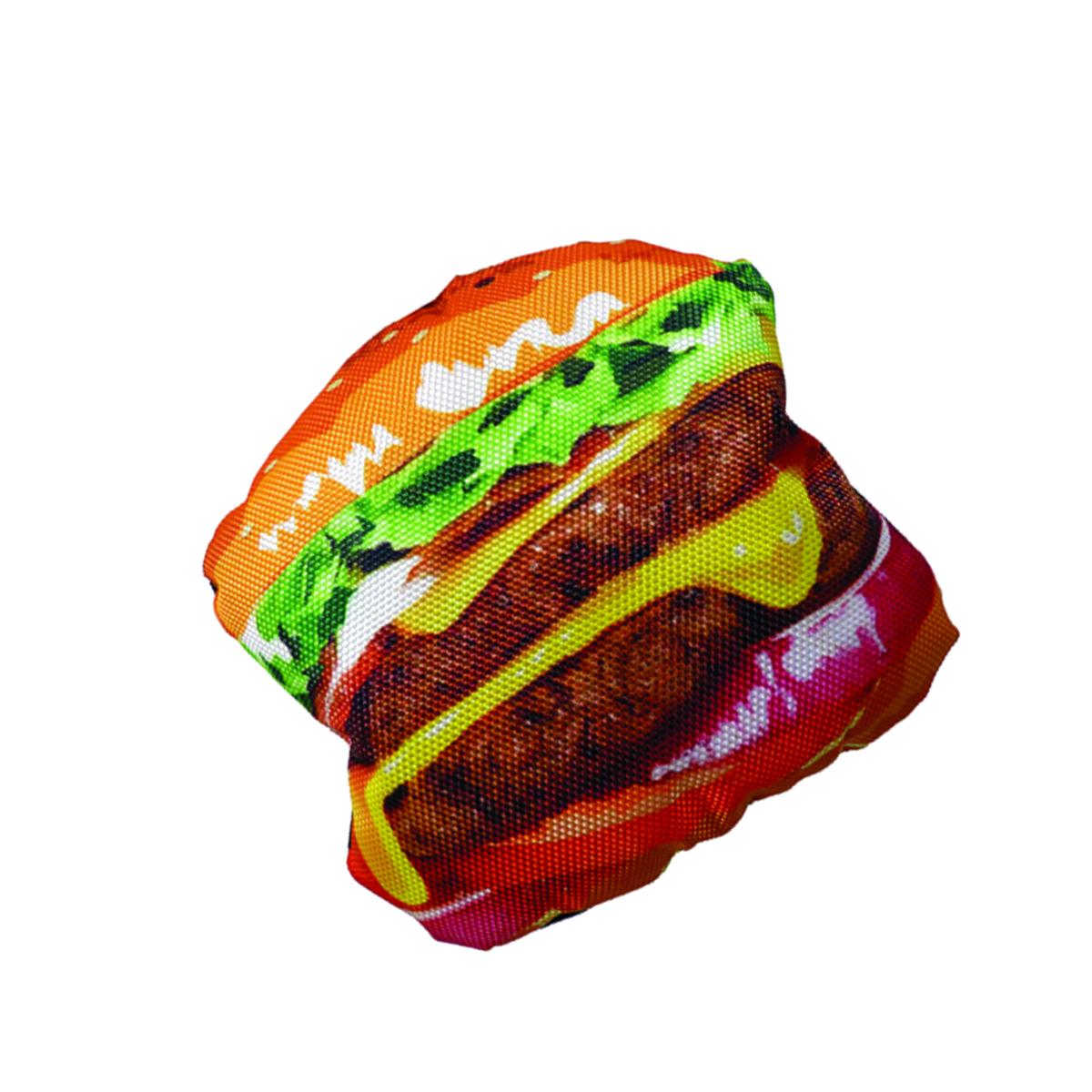 Picture of Schoochie Pet 500 Scoochzilla Tough Burger Plush Toys- 6 in.