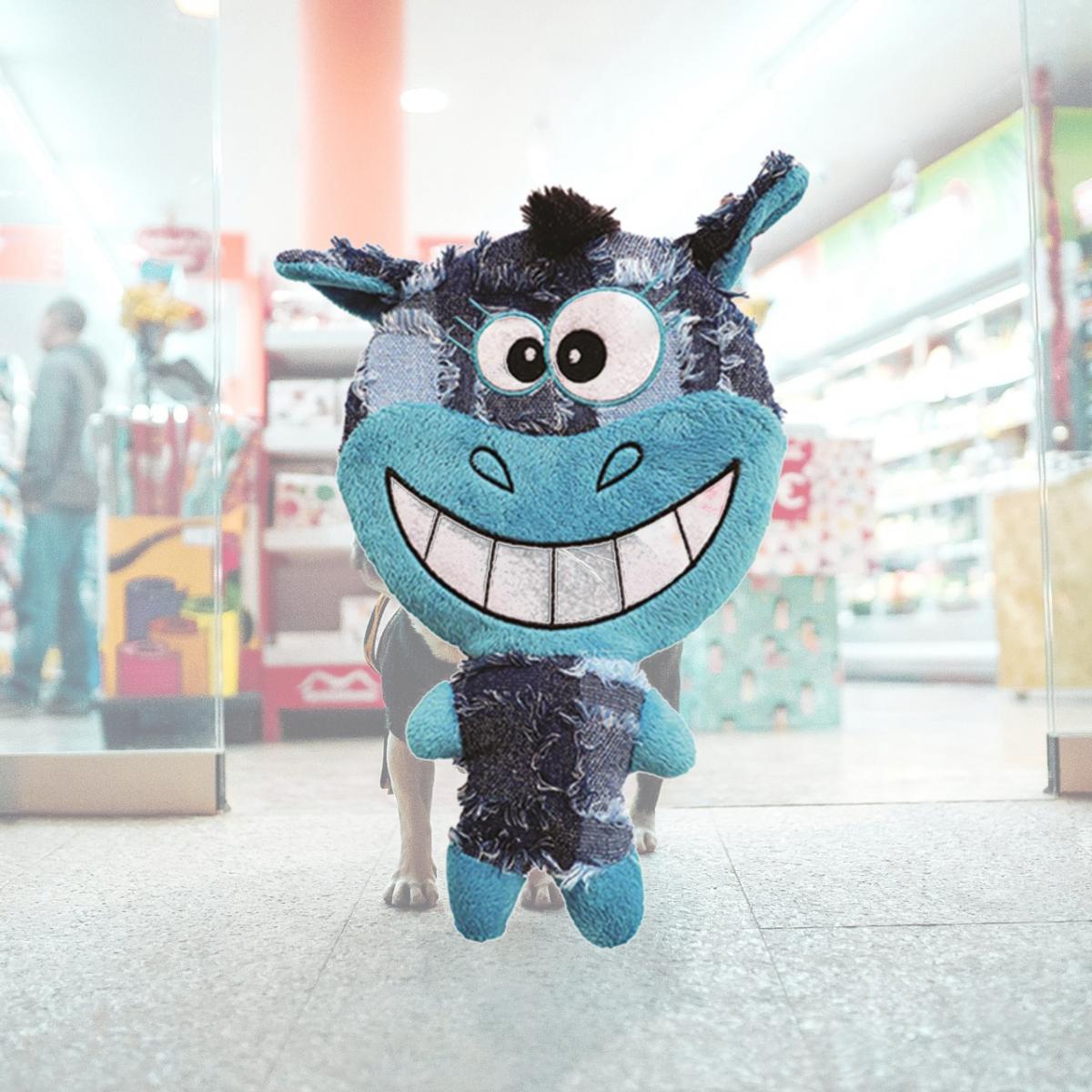 Picture of Schoochie Pet 505 Happy Day Face Plush Dog Toys- 10.5 in.