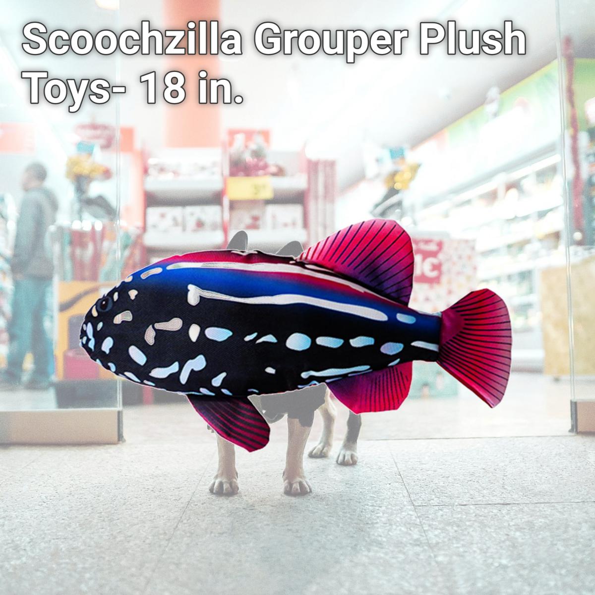 Picture of Schoochie Pet 534 Scoochzilla Grouper Plush Toys- 18 in.