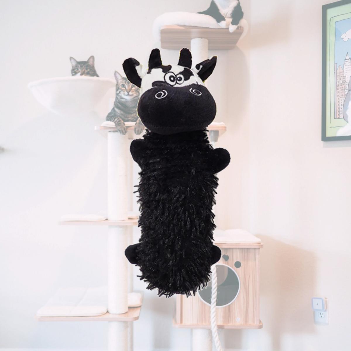 Picture of Schoochie Pet 555 Christopher Cow Water Bottle Dog Toys- 11 in.