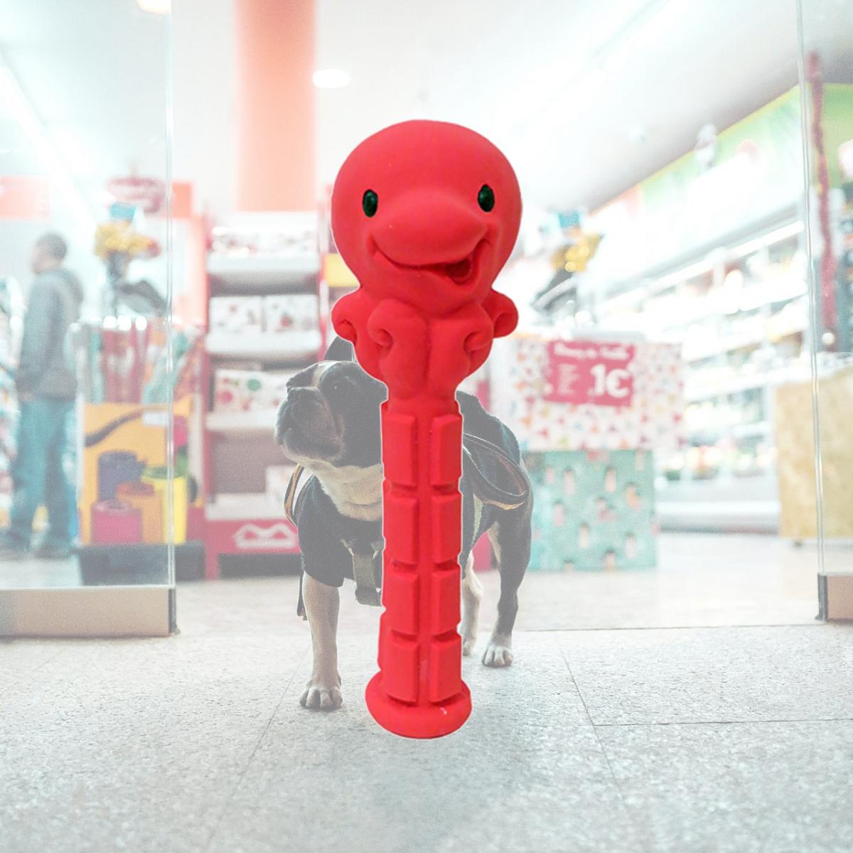 Picture of Schoochie Pet 709 Premium Stuffed Latex Odd Octopus Toy- 6.5 in.