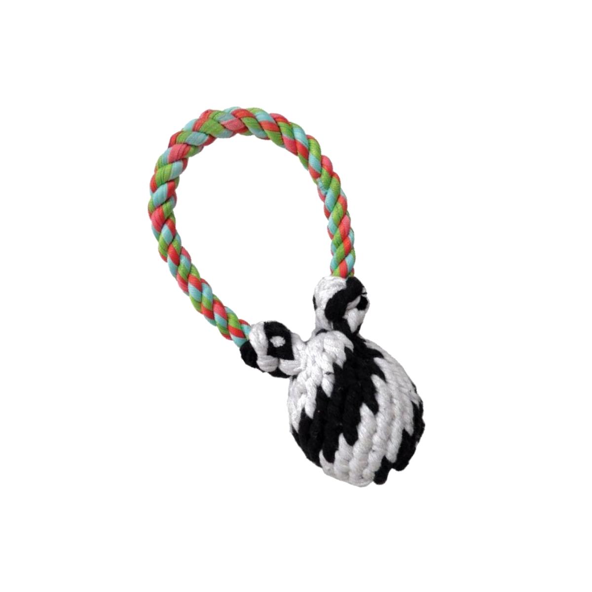 Picture of Schoochie Pet 523 Large Super Squeaker Bear Rope Tug Toys- 9 in.