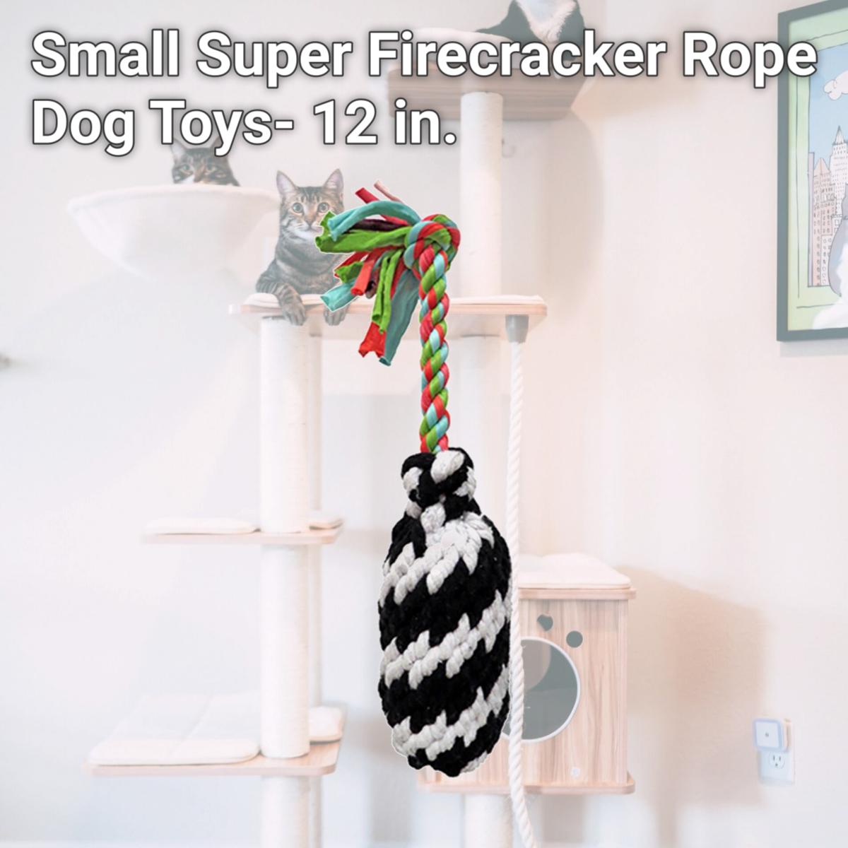 Picture of Schoochie Pet 524 Small Super Firecracker Rope Dog Toys- 12 in.