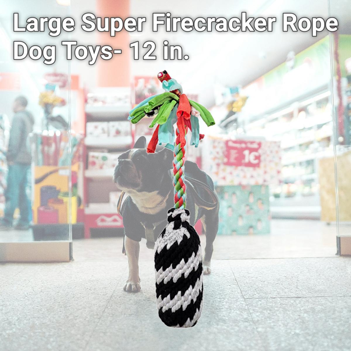 Picture of Schoochie Pet 525 Large Super Firecracker Rope Dog Toys- 12 in.