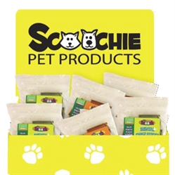 Picture of Scoochie Pet Products 806 10 oz Dump Bin of Small Mr Scooch Dental Chews, 50 Piece