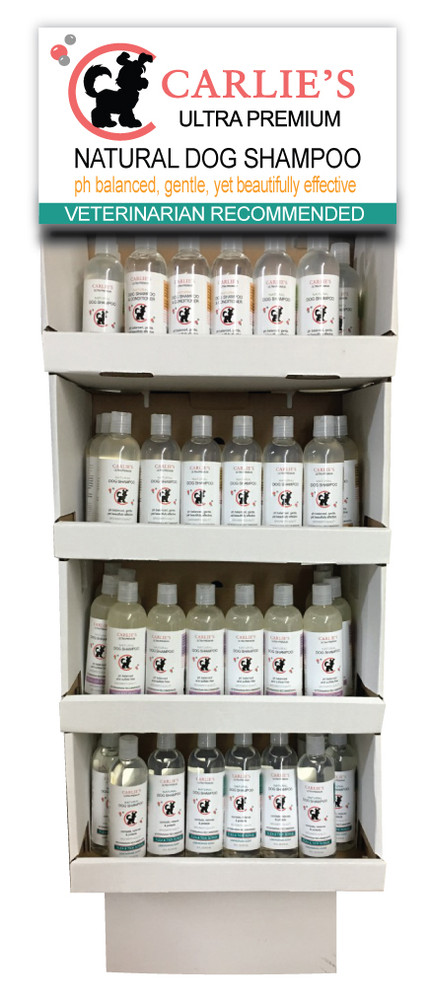 Picture of Scoochie Pet Products 127 60 Piece Carlies Ultra Premium Pet Shampoo Display Rack