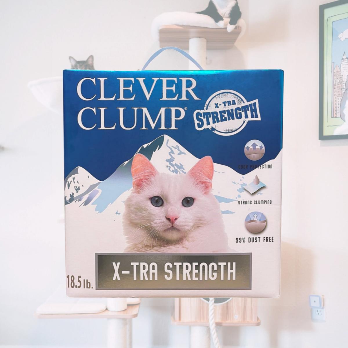 Picture of Scoochie Pet Products 418 18.5 lbs Clever Clump Bentonite Boxed Cat Litter