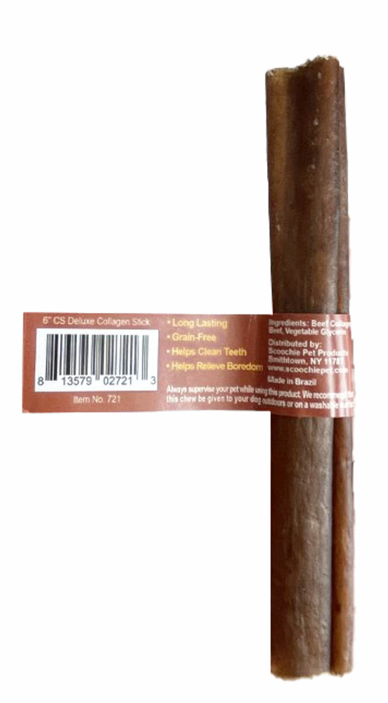 Picture of Scoochie Pet Products 721 6 in. CS Deluxe Collagen Stick Treats