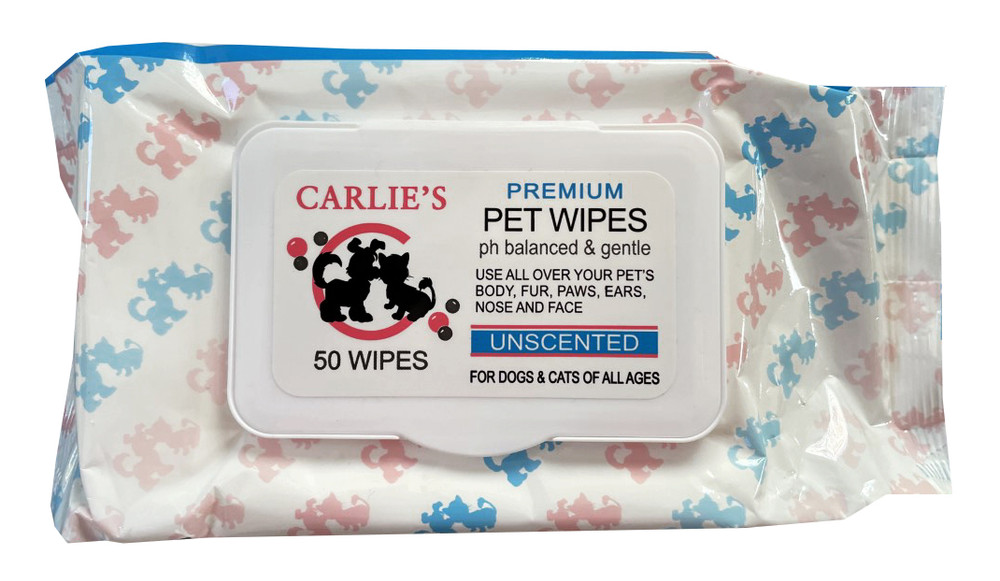 Picture of Scoochie Pet Products 731 Carlies Premium Multi Purpose Pet Wipes - Pack of 50