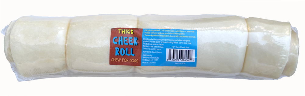 Picture of Scoochie Pet Products 830 10 in. Jumbo Thick Cheek Roll Shrink Treats