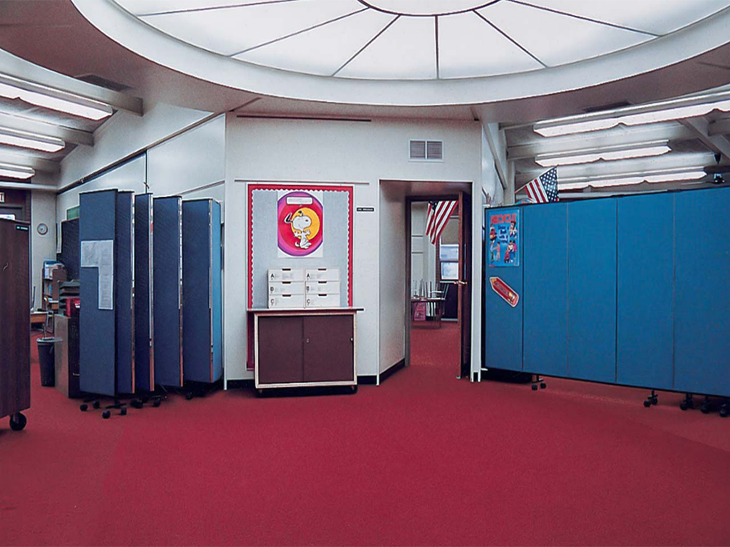 7 Panel Wallmount Partition, 4 ft. x 12 ft. 10 in.