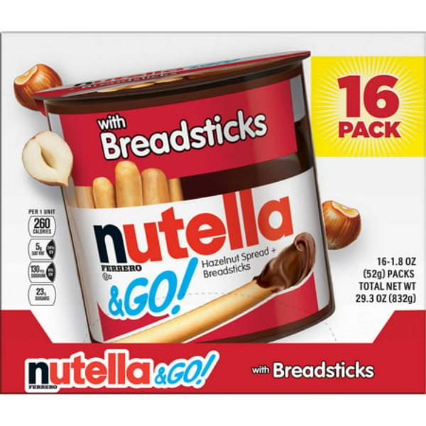 Picture of Nutella 100415605545 1.8 oz Hazelnut Spread & Breadsticks&#44; 16 Count