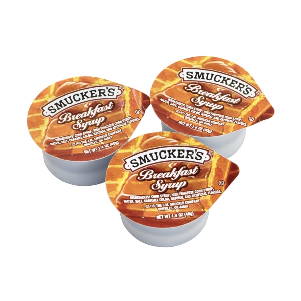 Picture of Smuckers 051500022832 1.4 oz Breakfast Syrup&#44; 100 Count
