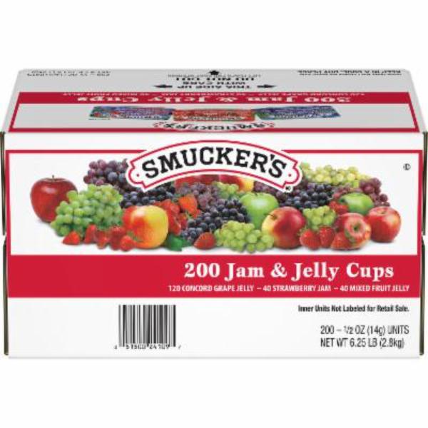 Picture of Smuckers 051500026496 0.5 oz Assorted Jelly Cups&#44; 200 Count