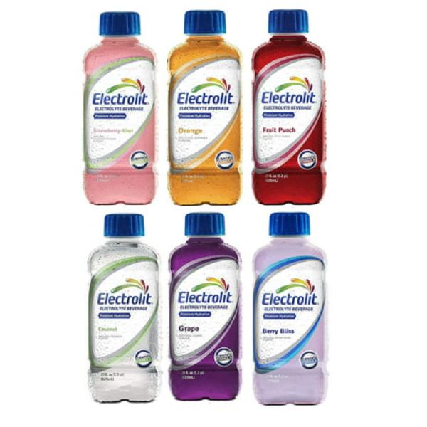 Picture of Electrolit 642709085751 21 fl oz Premium Hydration Electrolyte Drink&#44; Multi Flavor Variety - Pack of 12
