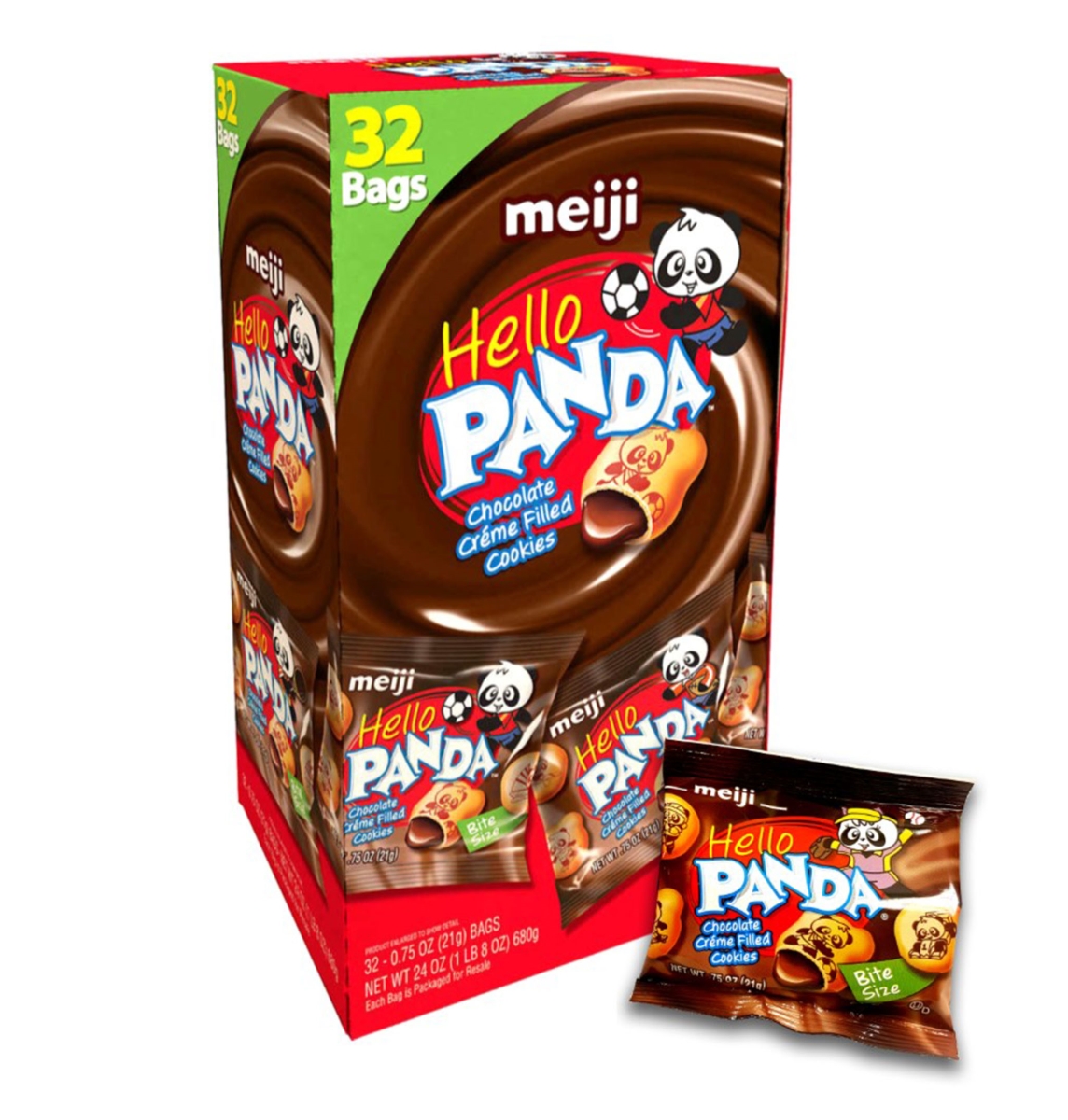 Picture of Meiji 083409802048 0.75 oz Hello Panda Chocolate&#44; 32 Count