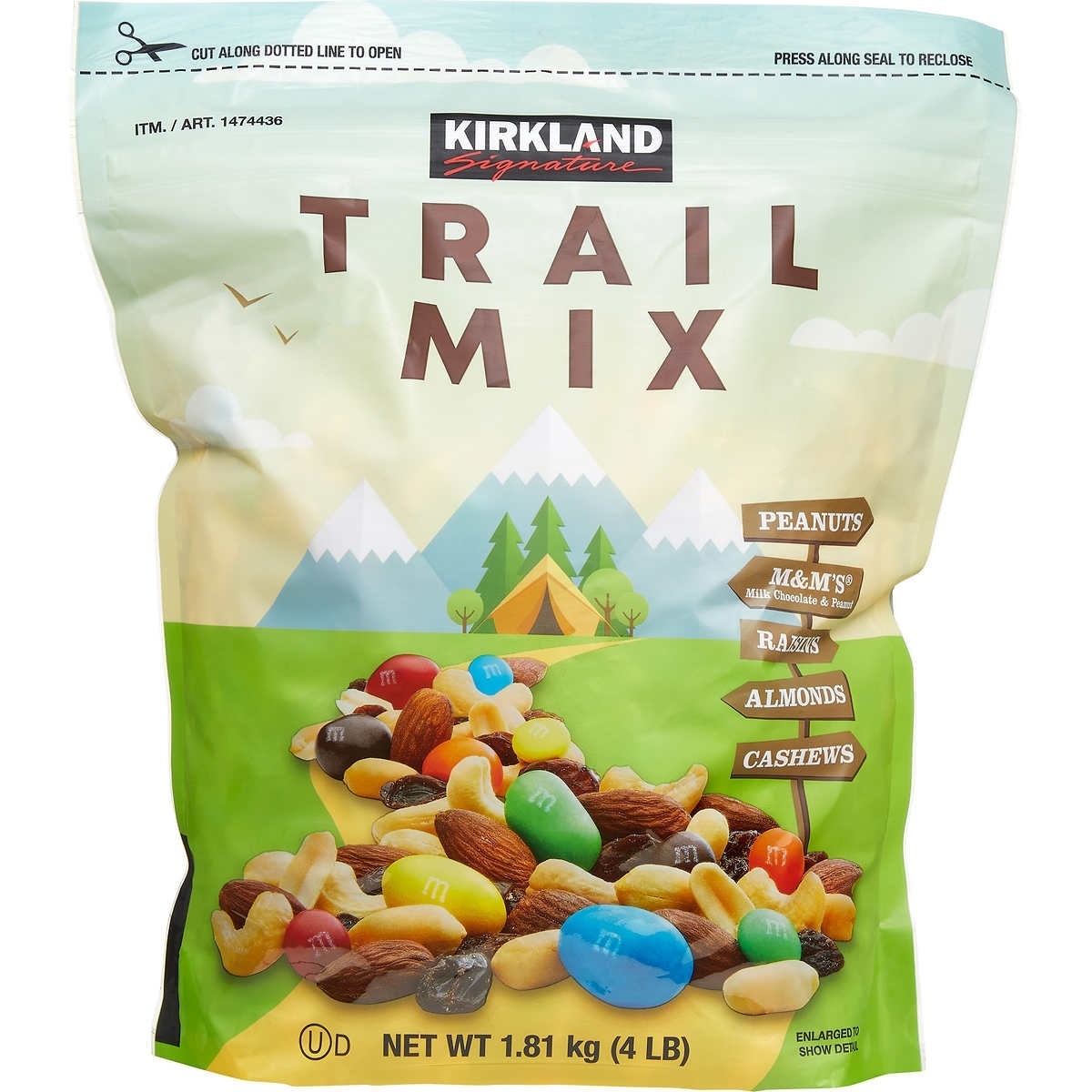 Picture of Kirkland Signature 096619067077 4 lbs Trail Mix