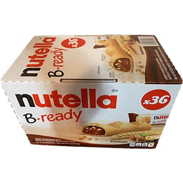 Picture of Nutella 009800820078 0.7 oz B-Ready Crispy Wafers&#44; Pack of 36