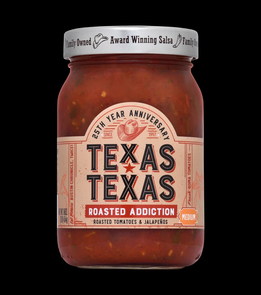 TX 843 Roasted Addicition Salsa, Medium - Pack of 6