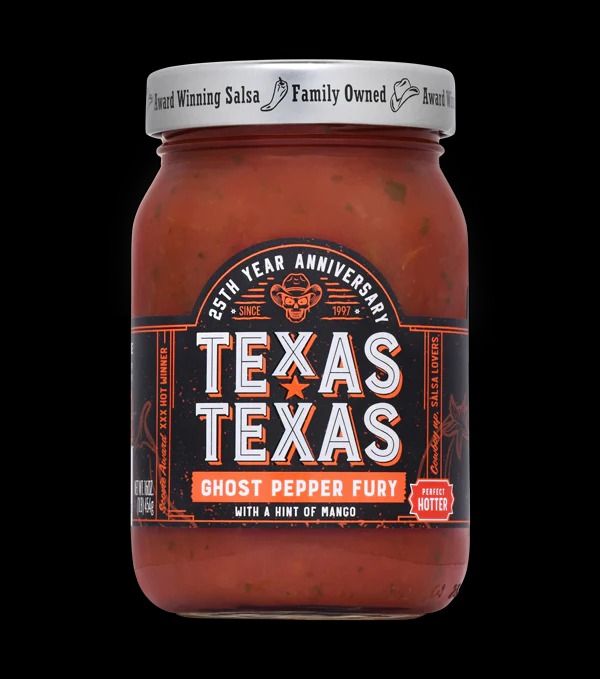 Ghost Pepper Fury Salsa - Hot - Pack of 6