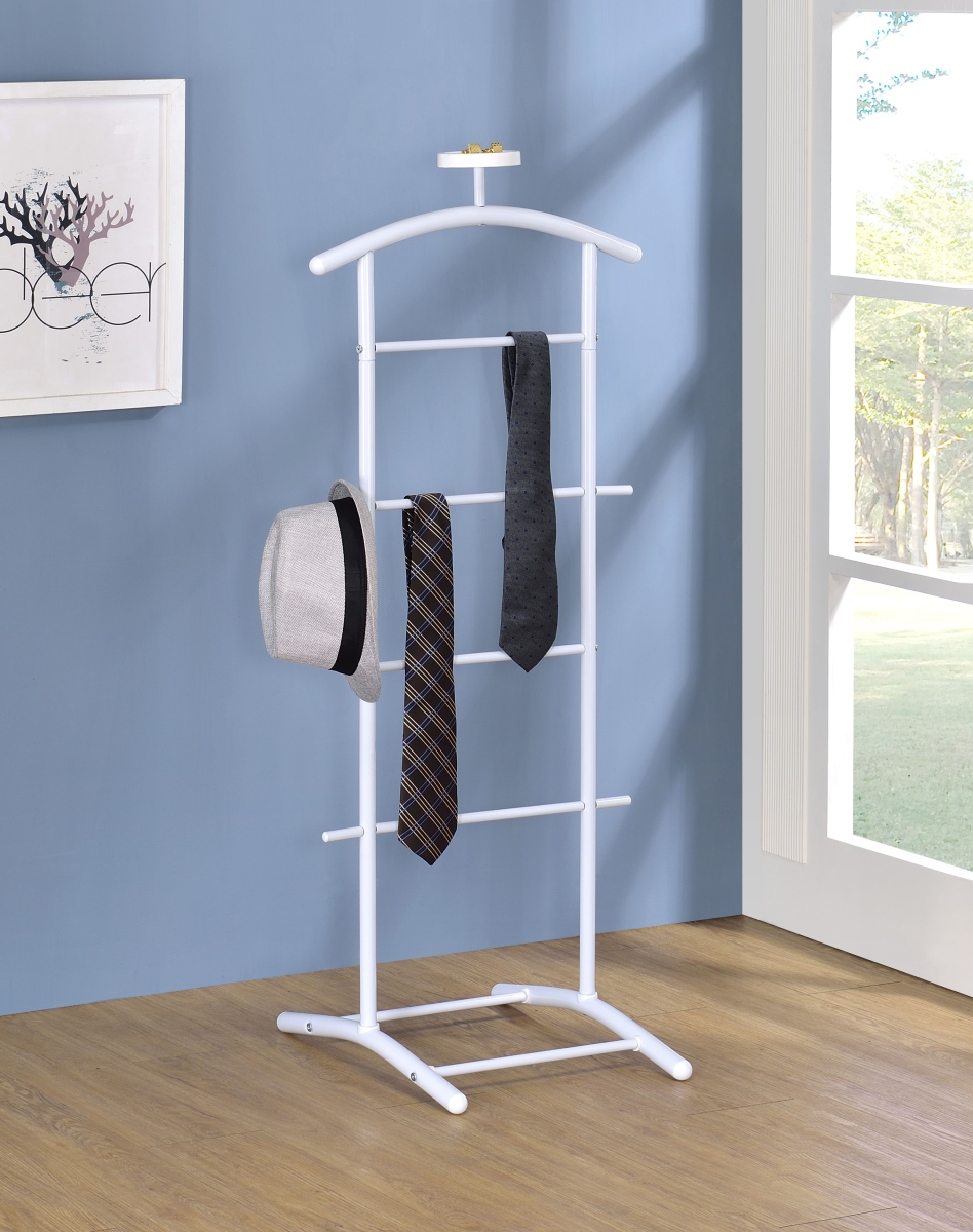 Picture of Kings Furniture CH-4819-WH Menros Metal Valet&#44; White