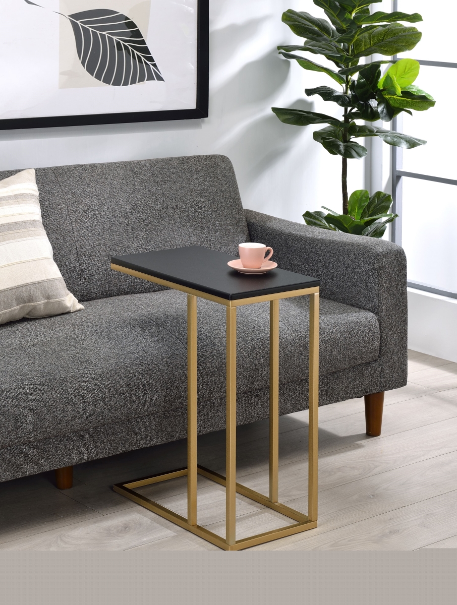 Eupiham End Table, Black