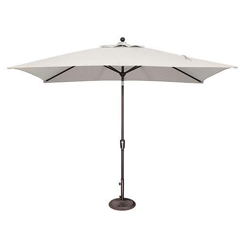 Picture of SimplyShade SSUM92-6X10RT09-A5404 6.6 x 10 ft. Catalina Rectangle Push Button Umbrella - Natural