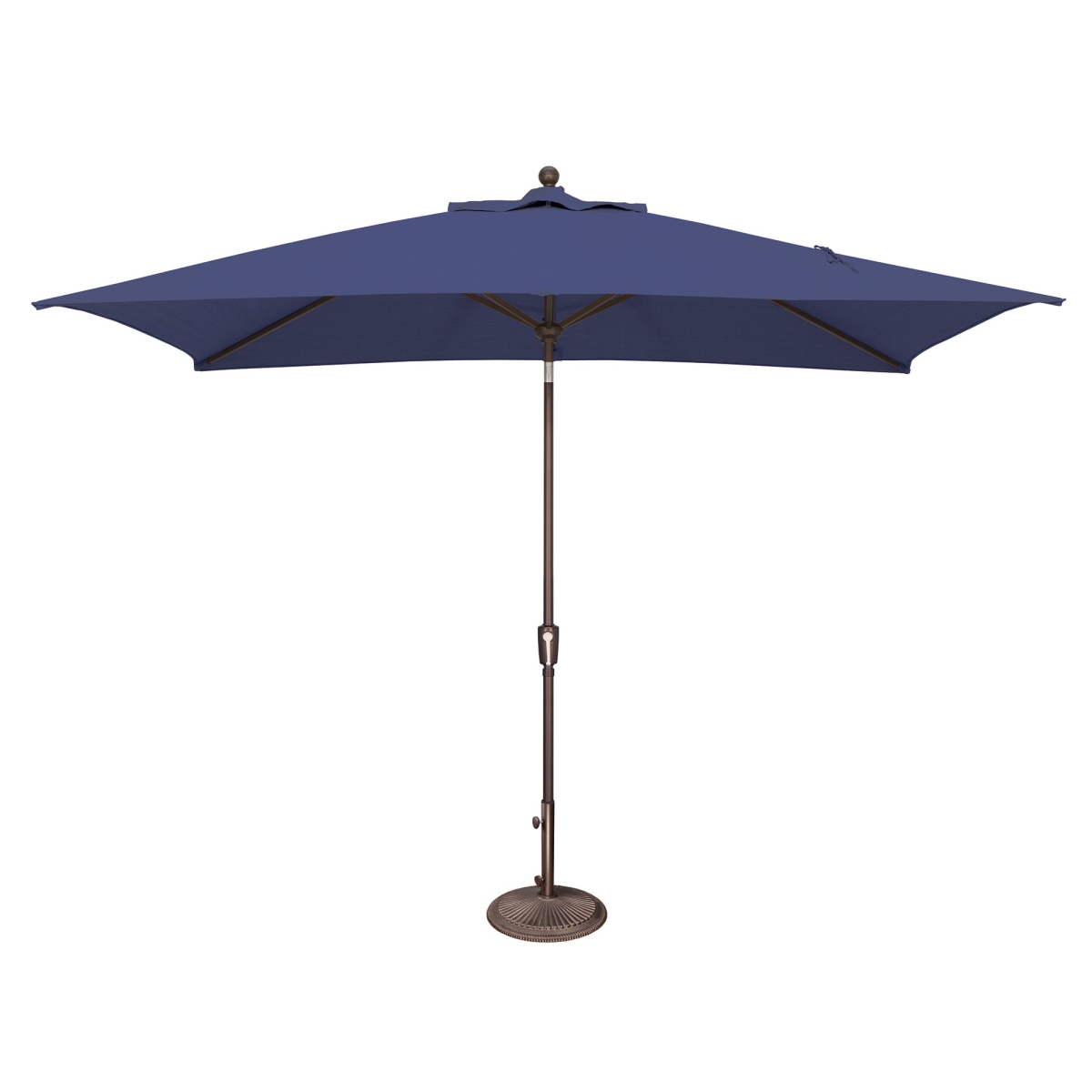 Picture of SimplyShade SSUM92-6X10RT09-D2406 6.6 x 10 ft. Catalina Rectangle Push Button Umbrella - Sky Blue