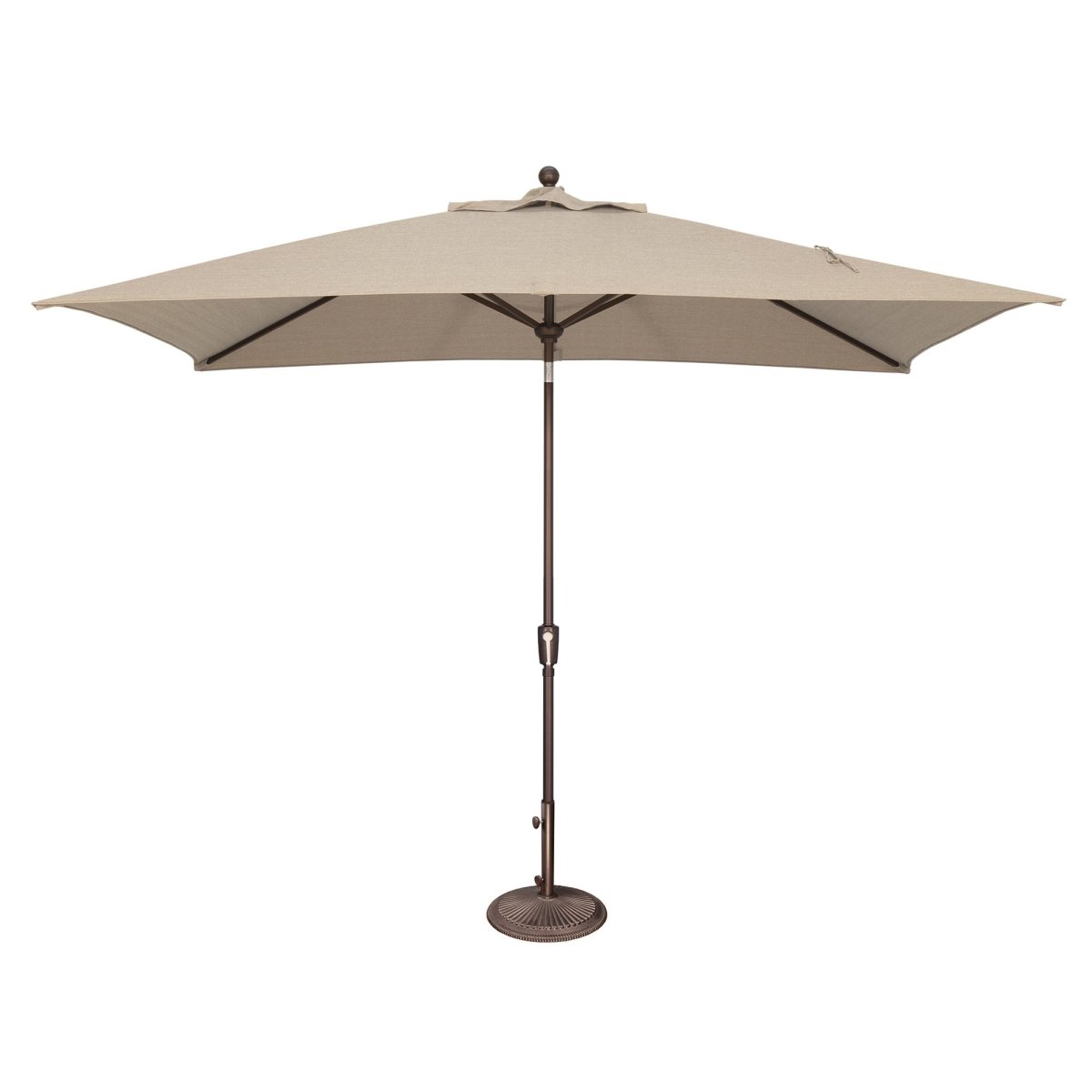 Picture of SimplyShade SSUM92-6X10RT09-D2422 6.6 x 10 ft. Catalina Rectangle Push Button Umbrella - Beige