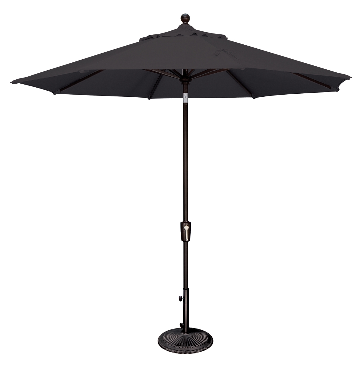SSUM92-0909-D2408 5 ft. 3 in. x 7 ft. 4 in. Button Tilt Umbrella