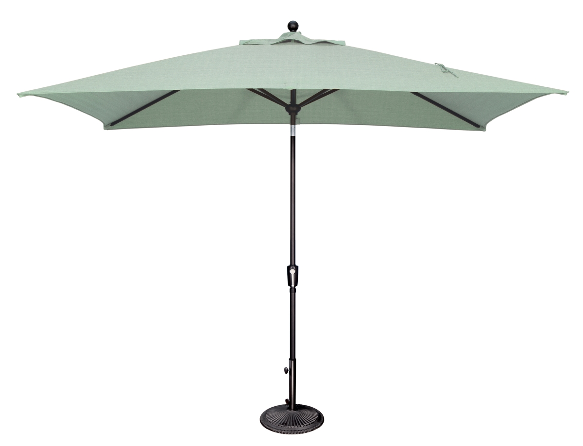 SSUM92-6X10RT09-A5413 6 x 10 ft. Rectangle Push Button Tilt Umbrella, Spa