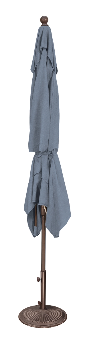 SSUM92-6X10RT-00-R8807 6.6 x 10 ft.  Rectangle Push Button Tilt Market Umbrella, Bronze & Henna