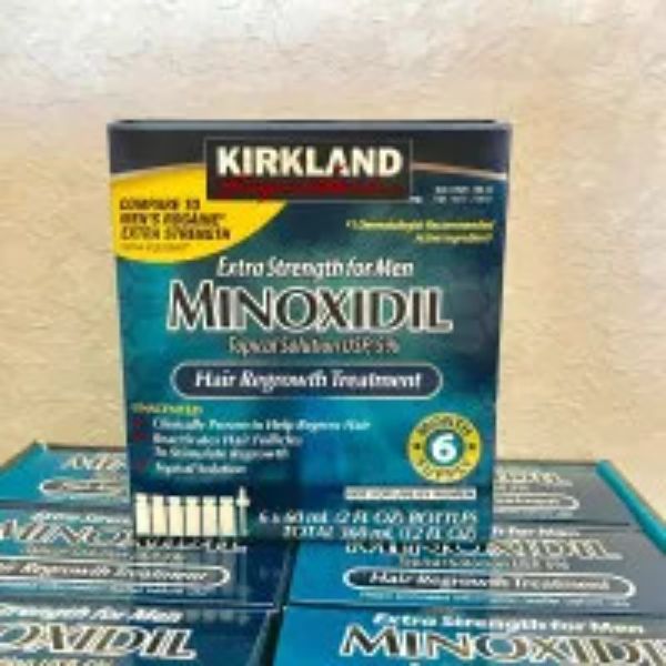 Picture of 2Seeds 133658804830 Kirkland Minoxidil 5 Percent Extra Strength 6 Month Supply Hair Regrowth Solution for Mens