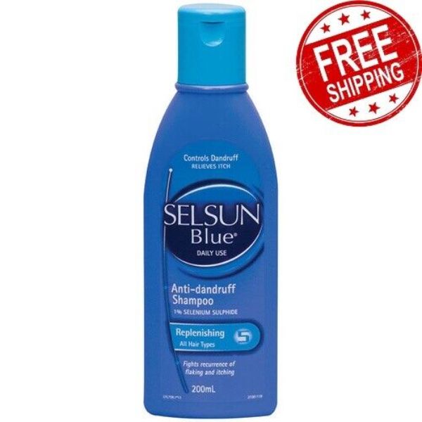 Picture of 2Seeds 224289104021 200 ml Selsun Blue Anti Dandruff Replenishing Great New Fragrance Shampoo