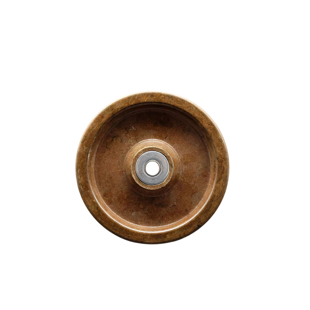 SCC-PHRHT514-38 5 x 1.25 in. High Temperature Phenolic Wheel with Roller Bearing - 0.38 in. Bore