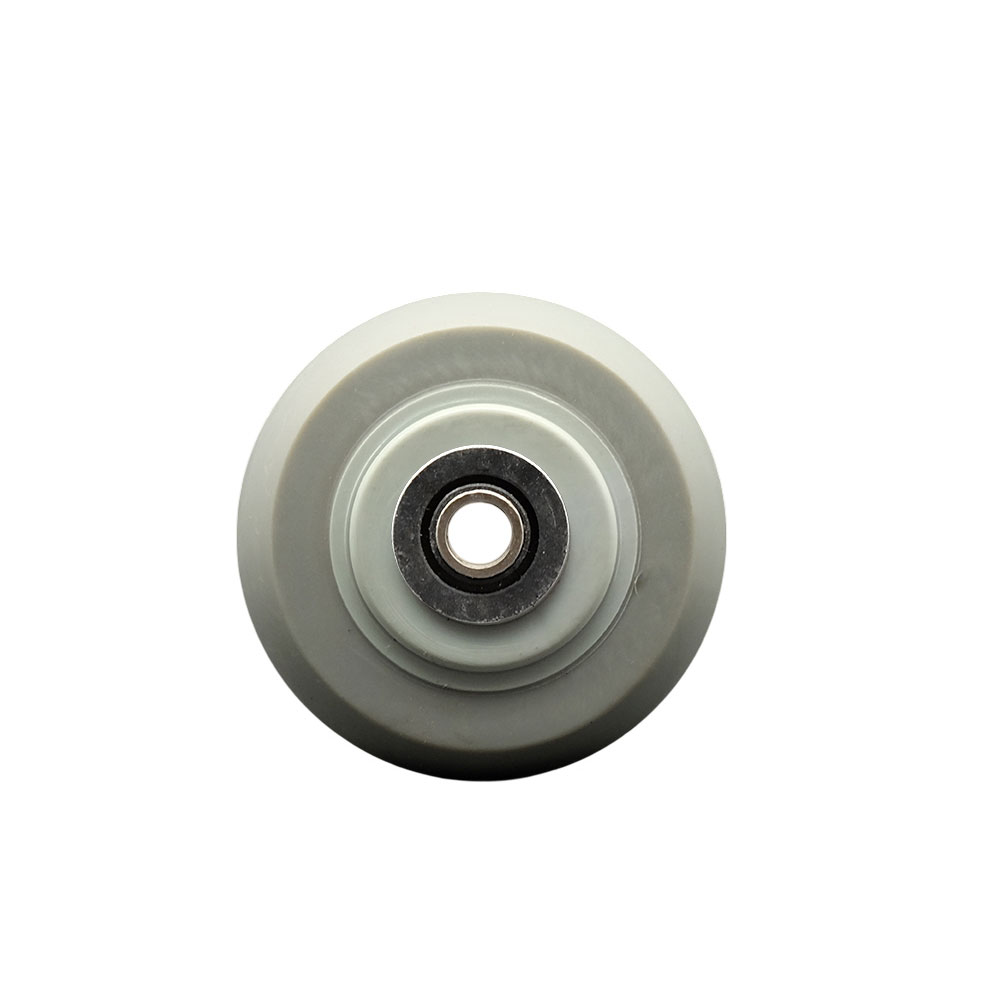 SCC-TPRRD420 4 x 2 in. Thermoplastic Rubber Donut Tread Wheel Only with Roller Bearing 0.5 in. Bore