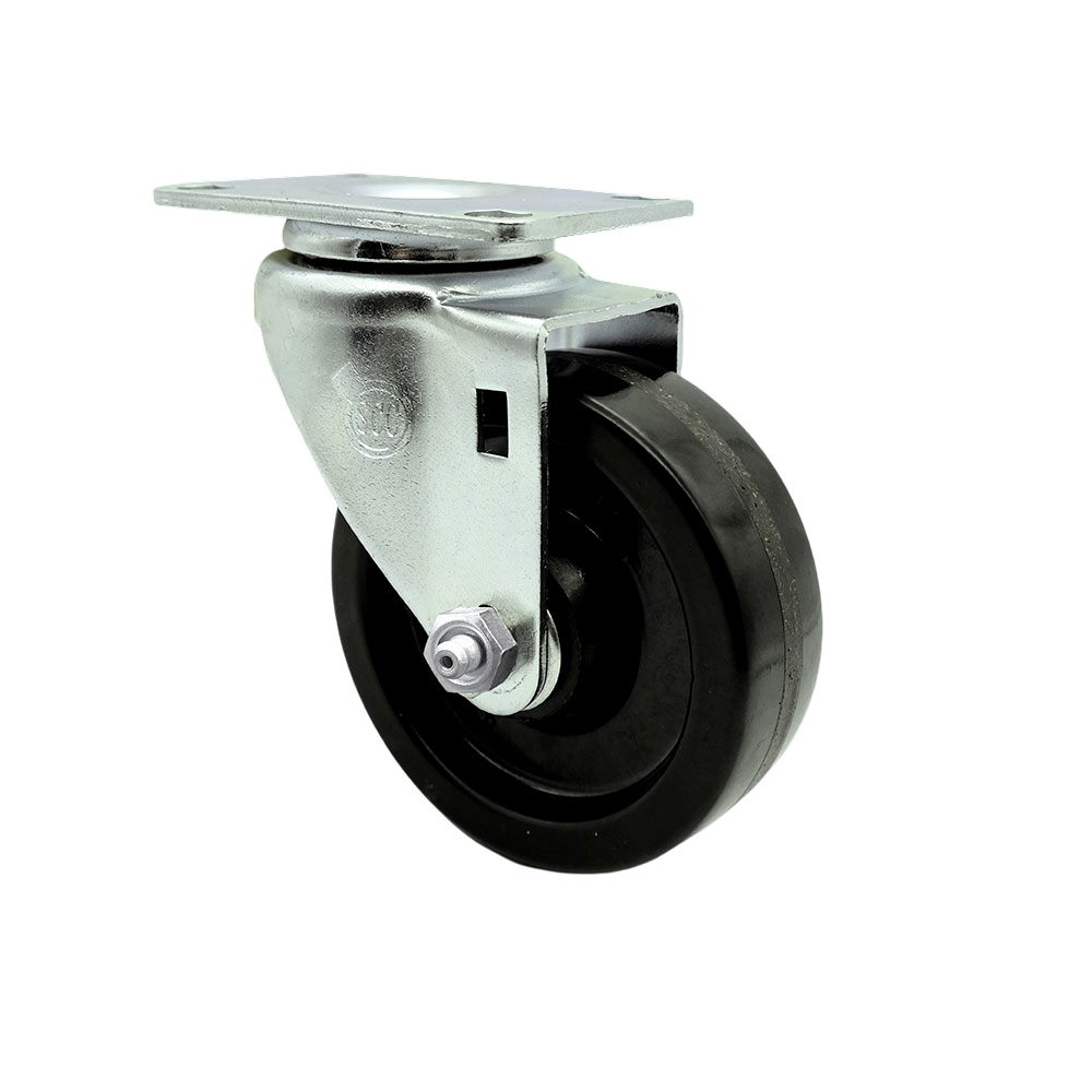 Swivel Caster - Black - 4 in. - Pack of 1 - 300 lbs Capacity