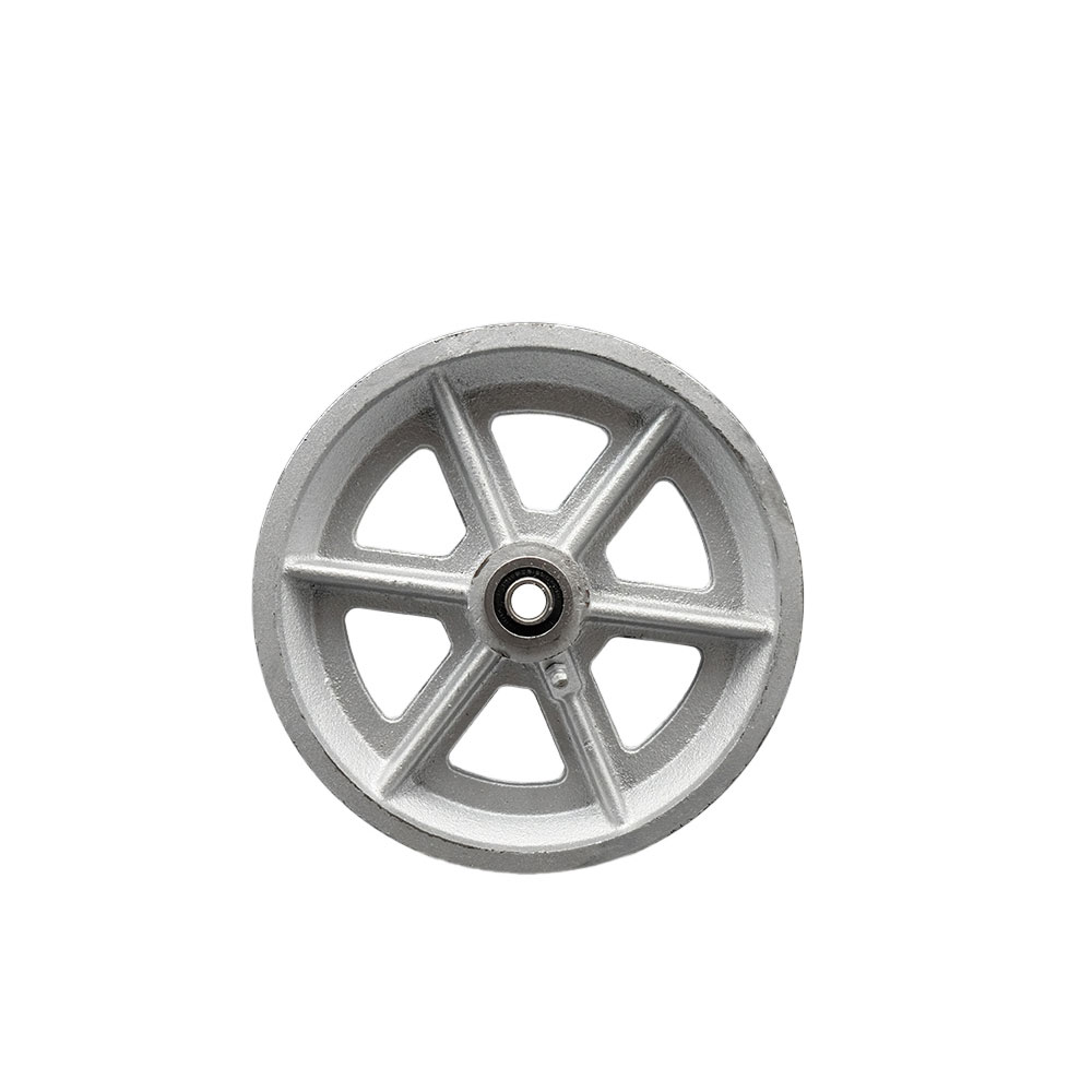 SCC-VGB620 6 x 2 in. Semi Steel Cast Iron V-Groove Wheel Only with Precision Ball Bearing 0.5 in. Bore